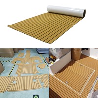 Revêtement de sol marin en EVA à motif diamant 1200x2400mm, antidérapant, résistant aux UV, imitation teck, tapis de pont pour extérieur
