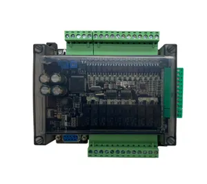 LE3U FX3U 24MR 6AD 2DA high speed PLC industrial control board with 485 communication and RTC without cable