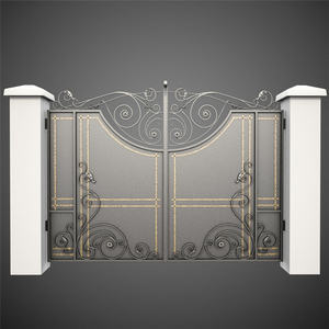 Les meilleures portes arquées en <span class=keywords><strong>fer</strong></span> <span class=keywords><strong>forgé</strong></span> vente chaude vieux pont de tige garde-corps Offre Spéciale portes en métal en <span class=keywords><strong>fer</strong></span> <span class=keywords><strong>forgé</strong></span> - Product Image 3