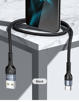 USAMS SJ449 OEM grosir pengisi daya cepat ponsel Usb c kabel Data Tipe C pengisi daya Cepat kabel c