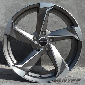Fonyee Original 17 19 pouces 5x112 5 trous de roue à rayons Huecos Mag alliage aluminium roues de voiture de tourisme jantes automatiques Jantes pour <span class=keywords><strong>Audi</strong></span> - Product Image 6