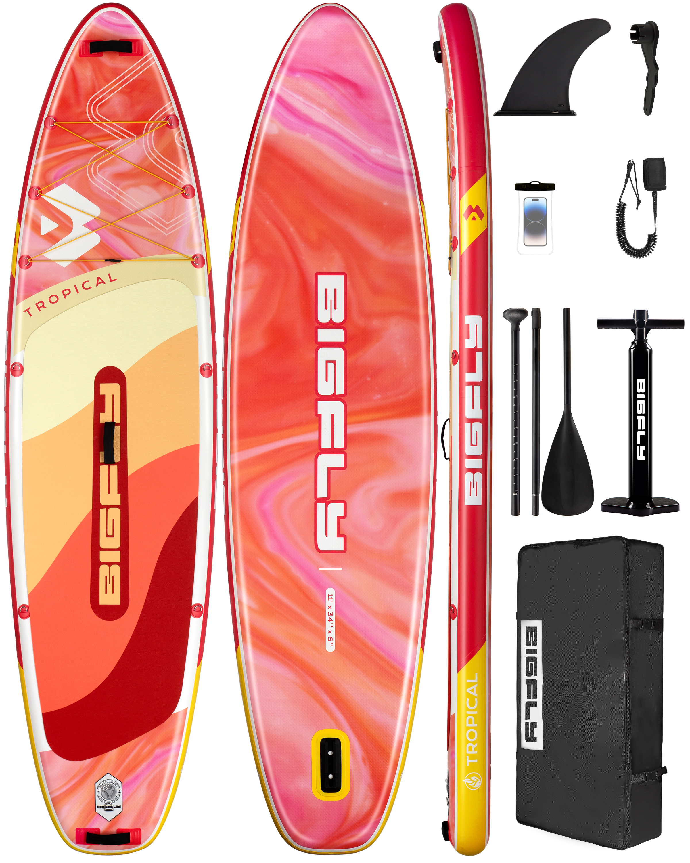 สีแดง 11'*34"*6"