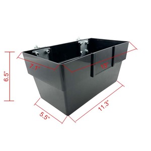 Accessoires pour remorques fermées : Organisateur de rangement en acier pour rail E-<span class=keywords><strong>Track</strong></span>, panier et boîte de rangement portables galvanisés de 2 pouces - Product Image 5