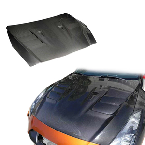 Capot avant en fibre de carbone sèche de style P personnalisé pour <span class=keywords><strong>Nissan</strong></span> GTR R35, capot et ailes en fibre de carbone de style Top Secret, amélioration - Product Image 1