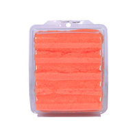 Roller Cat Tembok 4 Inch Industrial DIY OEM Laris Manis Warna Oranye Bahan Polyester Thermal Bonding Quick Release Tebal 15mm