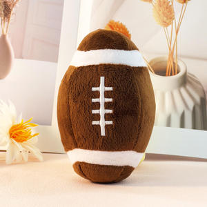 Dog Squeaky American Football Shape Cute Puppy <b>Plush</b> Pet Dog Ball Interactive Toys for <b>Cat</b> Dogs - Product Image 4