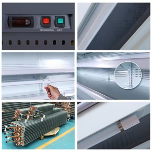 Réfrigérateur personnalisé en usine Réfrigérateur de magasin Affichage des boissons Réfrigérateur de supermarché Réfrigérateur d'affichage pour boissons Refroidissement par air - Product Image 6