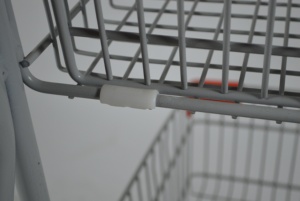SCE-3 Canadian <strong>Grocery</strong> Double Rolling 2 Tier Shopping Basket Trolley <strong>Wheels</strong> Light Weight Supermarket <strong>Cart</strong> - Product Image 3