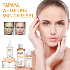 Soin Visage Luxueux Anti-Âge et Éclaircissant au Papaye Naturelle, AHA, Vitamine C et Acide Hyaluronique, pour Cernes et Taches Brunes, Marque Privée - Product Image 2