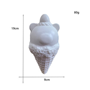 Mới Squishy <span class=keywords><strong>PU</strong></span> bọt Unicorn Deer bánh donut Kawaii chậm tăng tự làm sơn handmade graffiti Trắng phôi bóp đồ chơi - Product Image 4