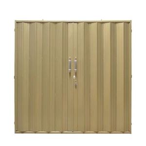 Puerta de tracción armoniosa directa de fábrica, placa de sellado antirrobo y seguridad, puerta plegable telescópica de acero inoxidable galvanizado - Product Image 4