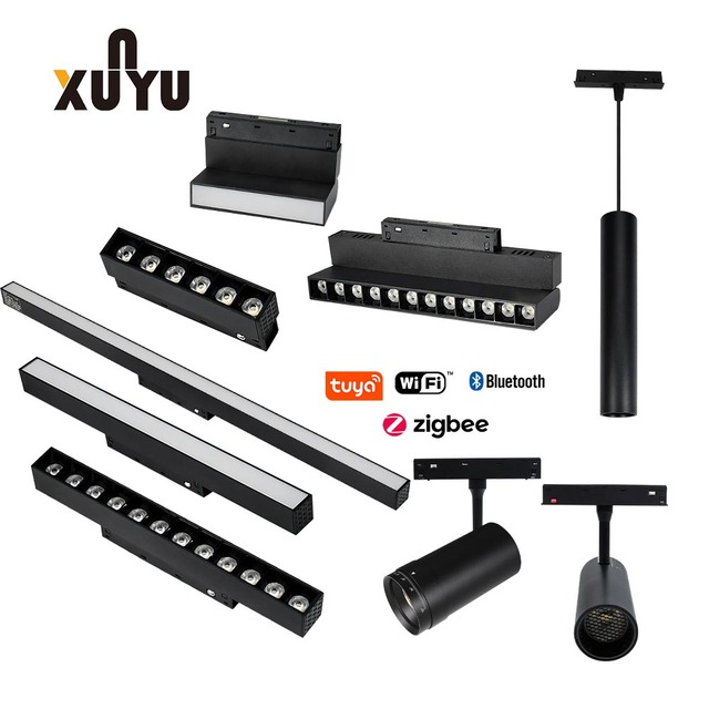 Wholesale 48V Office Commercial Home Magnetic Rail Lighting System Led Track Light