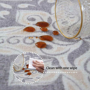 <span class=keywords><strong>Tapis</strong></span> de chambre de luxe léger de haute qualité <span class=keywords><strong>tapis</strong></span> antidérapant épaissi à longue bande pour le salon fabriqué à la machine pour le <span class=keywords><strong>lit</strong></span> avant de la maison - Product Image 3