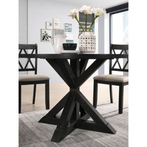DB windvale Cross-Buck ฐานรับประทานอาหารสีดำ - Product Image 2