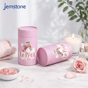 Custom Logo Kraft Cardboard Loose Powder Cylinder Tube Packaging UV Printing Biodegradable Skincare Cream <b>Paper</b> Tube Packaging - Product Image 5