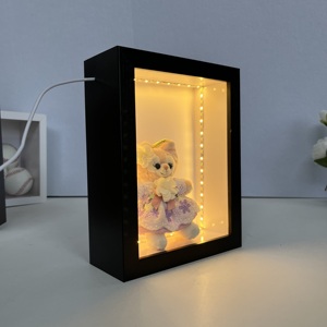 8x8 27x27cm vuông <span class=keywords><strong>A4</strong></span> hộp Bóng khung hộp bóng khung với kính hộp Bóng khung với ánh sáng - Product Image 3