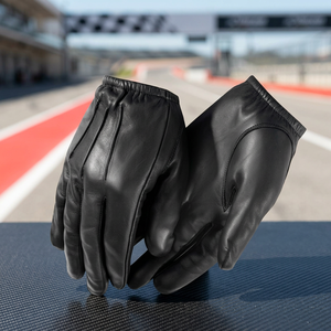 Guantes de Motocicleta de Cuero Genuino con Pantalla Táctil, Anti-Caída, Transpirables, para Motocross y Gimnasio, con Cierre de Hebilla - Product Image 4