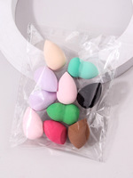Éponge de maquillage douce et mini, sans latex, lavable, avec logo personnalisé, pour crème liquide, approvisionnement direct du fabricant en gros