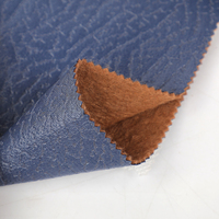 Vente en gros 100% polyester imprimé gaufré Faux cuir tissu poids moyen respirant tricoté Textile de maison pour une utilisation sur canapé