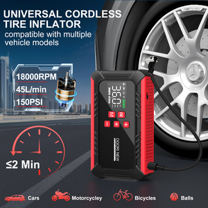 Démarreur de voiture portable haute puissance avec compresseur d'air et lumière LED, fabricant OEM, vente en gros, batterie externe pour <span class=keywords><strong>camping</strong></span>-<span class=keywords><strong>car</strong></span> - Product Image 4
