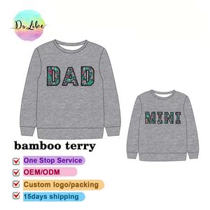 <span class=keywords><strong>Felpa</strong></span> Mama <span class=keywords><strong>e</strong></span> Mini <span class=keywords><strong>felpa</strong></span> <span class=keywords><strong>famiglia</strong></span> abbinata vestiti di bambù da donna in spugna <span class=keywords><strong>felpa</strong></span> da donna - Product Image 2