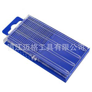 Blue Hand Twisted <b>Drill</b> <b>Bit</b> 20pc 1.0mm Shank Wood Drilling Pen Style Manual Tool - Product Image 2