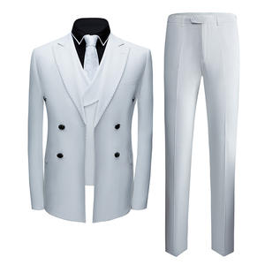 <span class=keywords><strong>Costume</strong></span> de <span class=keywords><strong>mariage</strong></span> blanc 3 pièces, tenue de soirée, <span class=keywords><strong>costume</strong></span> pour <span class=keywords><strong>homme</strong></span>, avec Double boutonnage, à la mode, nouvelle collection <span class=keywords><strong>2020</strong></span> - Product Image 1