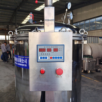 Autocuiseur Industriel Commercial Grande Capacité 100 Litres en Acier Inoxydable pour Cuisson à la Vapeur de Haricots et Viandes