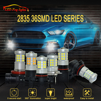 G-View Personnalisé Super Bright PSX26W H7 H8 H119005 9006 P13W 2835 LED Fog Driving Light Bulb DRL Lamps 6000K White