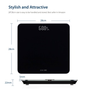 Cân Điện Tử Cá Nhân Màn Hình LED Trong Suốt Bán Chạy Cân Đo Trọng Lượng Cơ Thể - Product Image 4