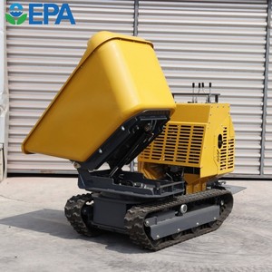 Chine Moteur à essence Mini Construction Mini Dumper 500 Kg 800kg Track Dumper - Product Image 1
