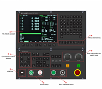 Contrôleur CNC Siyuer 998T-MAX, kit complet de système CNC 4 axes avec fonction macro ATC pour tour à métaux, contrôleur de mouvement CNC