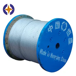 High Carbon Steel 7 wire 5/16 messenger wire/galvanized strand wire