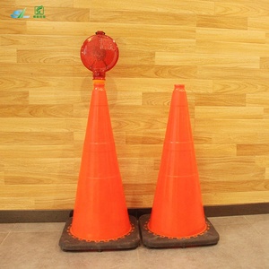 USA phong cách 700 mét PVC/nhựa phản quang <span class=keywords><strong>LED</strong></span> ánh sáng nón giao thông - Product Image 3