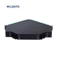 Panel Patch Fiber High Density 1U 144 Core MTP MPO ke LC Duplex Managed ODF untuk Interkoneksi Switch Pusat Data
