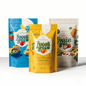 Custom Matte Glossy Package Stand up <b>Pouch</b> Aluminum Foil Packaging <b>Zip</b> Lock Bag Stand up Zipper Doypack Mylar Food Package Bags - Product Image 2