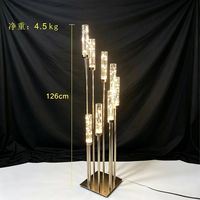 Großhandel Eisen Moderner Kerzenleuchter Hochzeits-Tischdekoration Weihnachten Ostern Heim Esstisch Dekoration