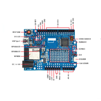 Carte de développement UNO R4 Version améliorée compatible avec le module d'apprentissage de programmation de microcontrôleur WIFI MINIMA officiel