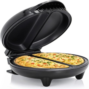 Machine à Omelettes et Frittatas Électrique Premium, Antiadhésive en Acier Inoxydable, pour Snacks, Plats Profonds, Petit-Déjeuner et Desserts, Automatique, Usage Domestique - Product Image 1