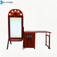 Miroir Photo Magique à Vendre – Cabine Photo Selfie avec Structure Pliable et Imprimante Instantanée Intégrée sur Support de Bureau