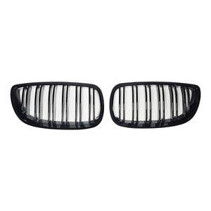 Calandre avant de remplacement en ABS noir brillant à double barre pour BMW E92, modèles 2006-2009 - Product Image 2