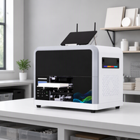 Printer UV LED Flatbed A5 Format Kecil Multiguna untuk Casing Ponsel, Magnet Kulkas, dan Pencetakan Lencana Kayu