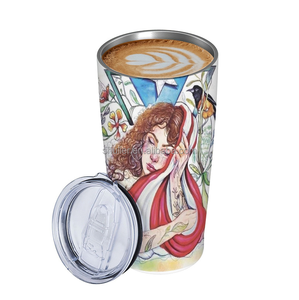 Gobelet <span class=keywords><strong>isotherme</strong></span> en acier inoxydable de haute qualité <span class=keywords><strong>personnalisé</strong></span> de 20 oz avec logo du drapeau de Porto Rico, pour l'extérieur, pour le café, pour les voyages - Product Image 4