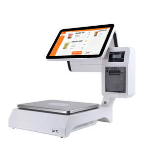 Caja Registradora de pesaje de <span class=keywords><strong>supermercado</strong></span>, pantalla táctil de alta precisión, pago rápido para tiendas de alimentos frescos - Product Image 1