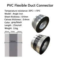 Connecteur de gaine flexible en PVC pour la ventilation, haute performance, en toile polyvinyle, pour la ventilation en gros
