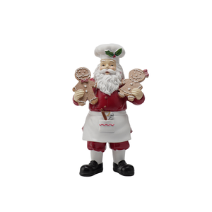Christmas Religious Festive Resin Crafts Chef Gingerbread <b>Man</b> Promotional Gift for Home Decoration - Product Image 6