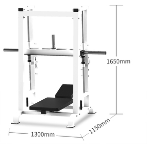 <span class=keywords><strong>Presse</strong></span> à jambes verticale en acier à usage commercial, à charge libre, pour exercices couchés et <span class=keywords><strong>musculation</strong></span> - Product Image 4