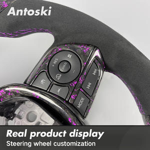 Volante Deportivo Personalizado de Fibra de Carbono Forjado en Color Morado para Toyota Corolla RAV4 Camry 2018-<span class=keywords><strong>2022</strong></span> - Product Image 4