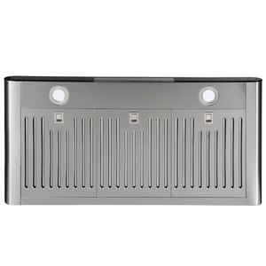 Design de mode 900 600 mm maison appartement en acier inoxydable couverture gamme hotte cheminée hotte - Product Image 6