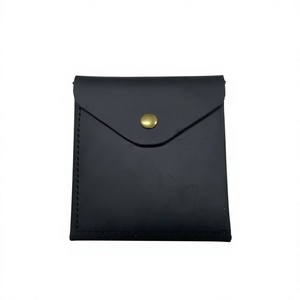 Vintage Genuine Leather <b>Wallet</b> <b>for</b> Men Slim Bifold <b>Card</b> Case with Coin Compartment Custom Brand Logo - Product Image 1